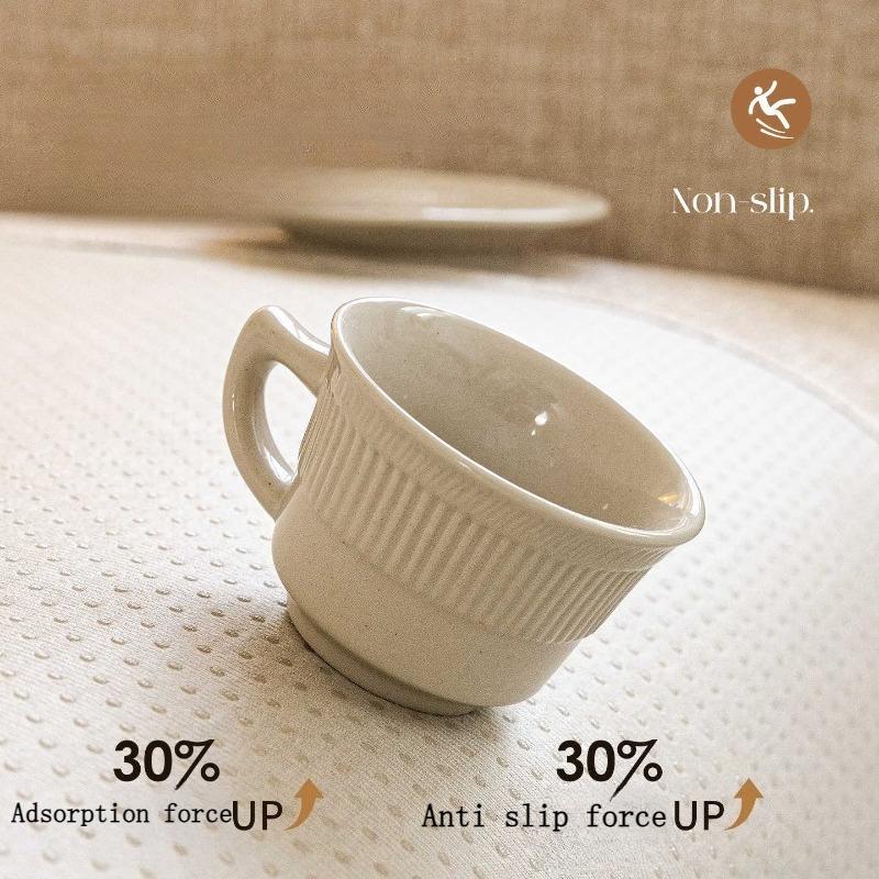 Japanese Style Imitation Linen Sofa Cushion Four Season Universal New Wrinkle Resistant Linen Woven Cushion Non Slip Cover Cloth