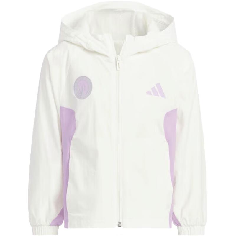 Adidas Girls UPF50+ Lightweight Sun Protection Hooded Jacket 104
