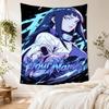 Naruto Character Custom Name Tapestry Foldable Wall Tapestry Non-Fading Color Perfect for Bedroom Four Seasons Decor Housewarming Gift