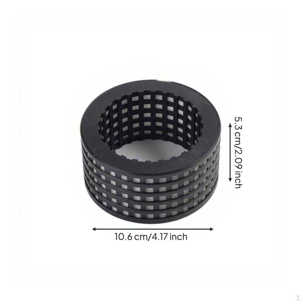 Componente filtro compressore d'aria, Silenziatore per riduzione del rumore, Filtrazione efficiente, Giallo Garage