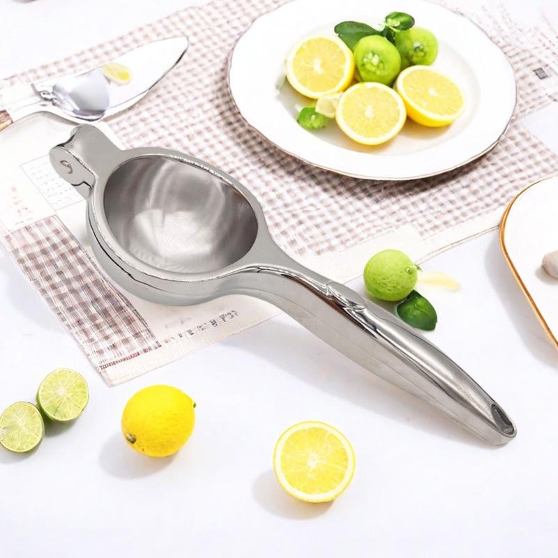 Zinc Alloy Multifunctional Manual Fruit Juicer - Lemon & Pomegranate Squeezer for Home Use