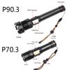 Leistungsstarke XHP90.3/XHP70.3 LED-Taschenlampe 26650 USB-Taschenlampe Laterne Jagdlampe Handlicht USB wiederaufladbar