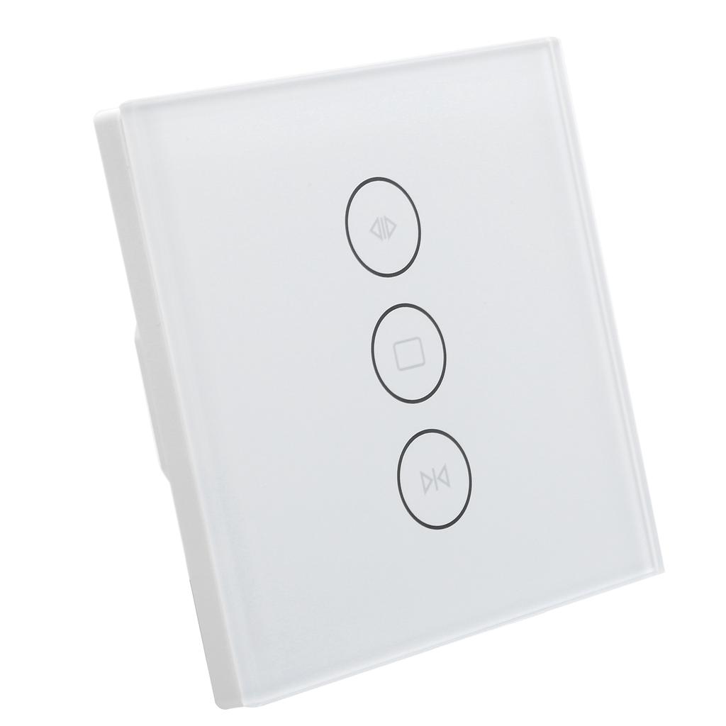 Smart WiFi Curtain Switch Touch Panel Timer APP Voice Control for Google Home for Tuya EU Plug 110‑240V