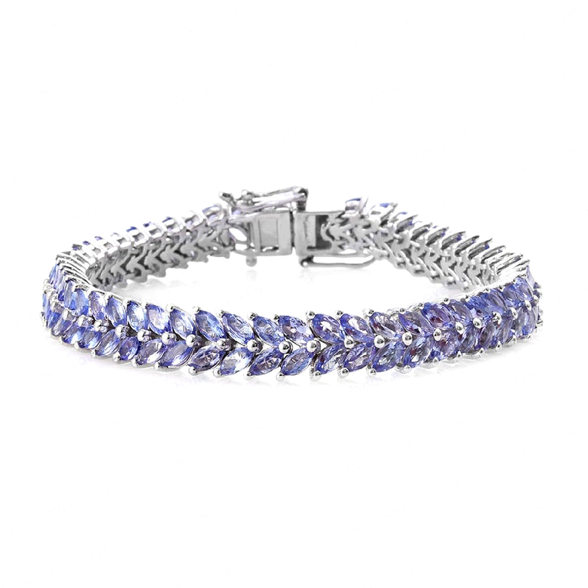 

Tanzanite Tennis Bracelet - 925 Sterling Silver
