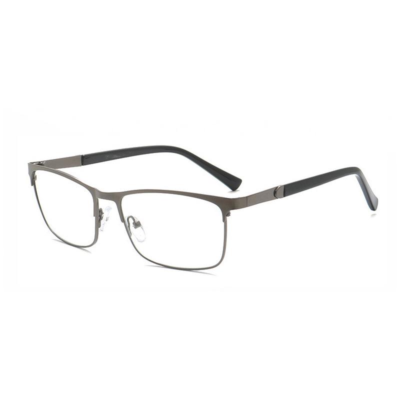 Unisex Fashion High-definition Anti-blue Light Reading Glasses Men's Business New Full-frame Glasses for Farsightedness +3.5+4.0