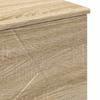 Bathroom Cabinet with Drawers Sonoma Oak Finish 76.5 x 35 x 64 cm
