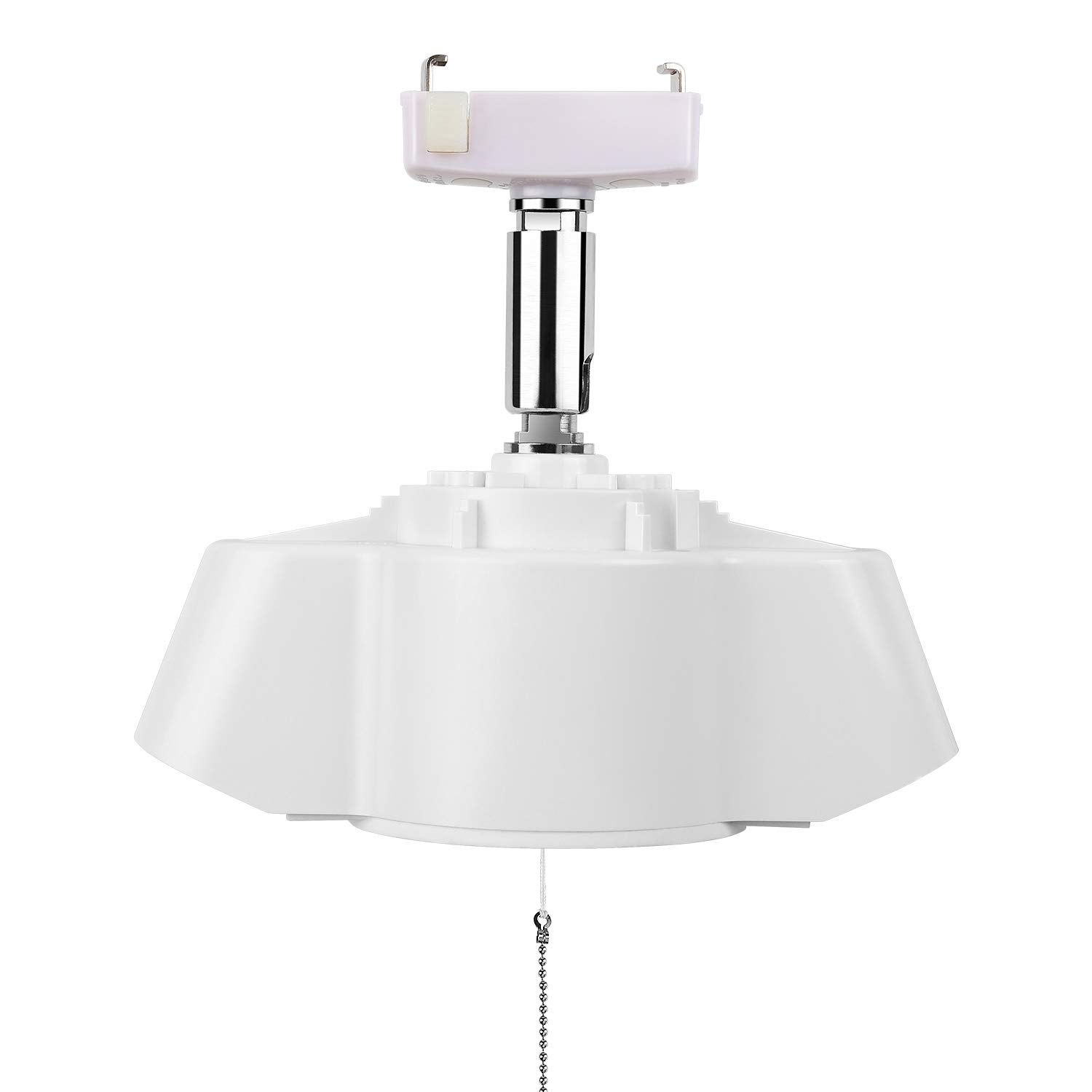 

DiCUNO E26 Ceiling Hook Pendant Socket, for Two Pendant Lights, Includes Extra-Long 65cm Chain, Ceiling Mount, Compatible with LED Bulbs (Bulbs Not
