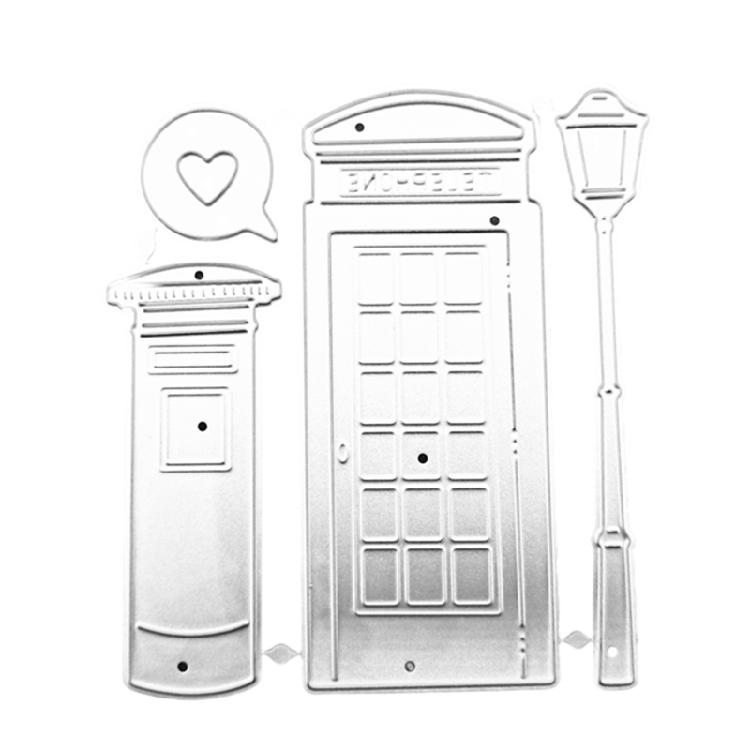 

Telephone Booth Craft Cutting Dies for DIY Scrapbooking Photo Decoration 1