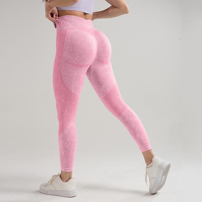 High Waist Seamless Peach Butt Yoga Leggings for Women - Hip Lifting, Tight Fit, High Elasticity Fitness Pants
