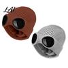 Fashionable Costume Hat for Parties 2Pcs Fleece Lined Hats with Goggles Warm Winter Knit Acrylic Hats Windproof Skiing Caps Men Women Cycling Hiking