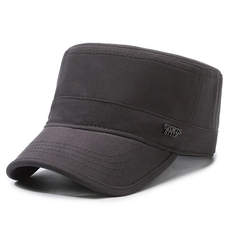 

Мужская весенне-осенняя плоская кепка с солнцезащитным козырьком, спортивная кепка для активного отдыха серый