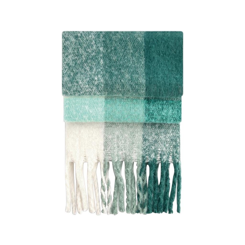 Beechfield Unisex Adult Checked Fluffy Scarf