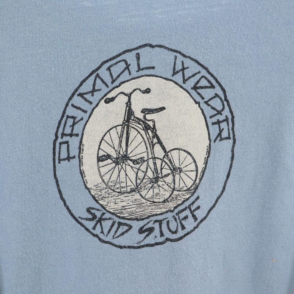 Hanes 90s Made in USA Old Print Short sleeve T-shirt XL Blue Men's Used