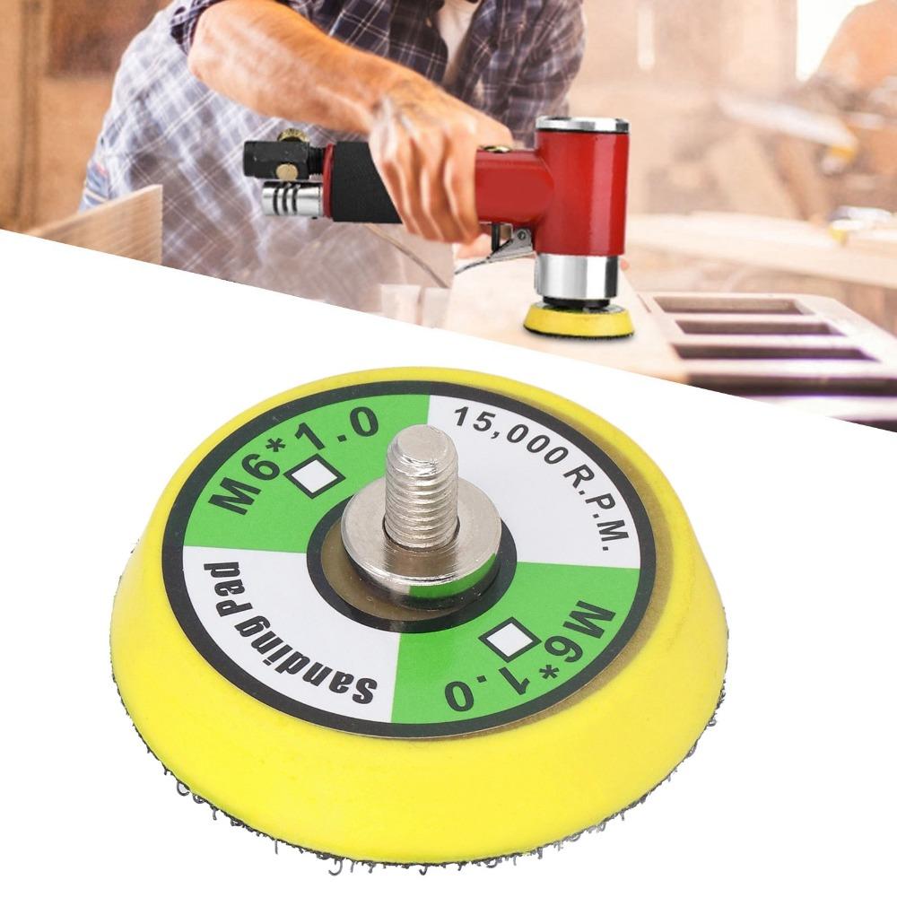 2pcs M6x1 Thread Hook and Loop Backing Pad 15000 RPM Rated Polisher Backing Pad  Sanding Task