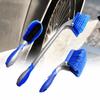 Rim Scrubber Multifunctional Long/Short Handle ABS Wheel Hub Rubbing Tire Rim Brush for Car