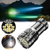 9 LED Portable Flashlights Type-C Rechargeable Torch With Pen Clip COB Flashlight Outdoor Fishing Tail Magnetic Work Light