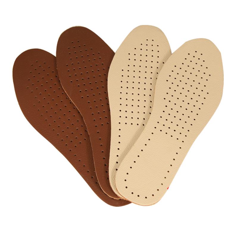 Summer Kangyue Double Layer Leather Insole: Sweat-Absorbing, Breathable, Odor-Resistant Men's and Women's Style.