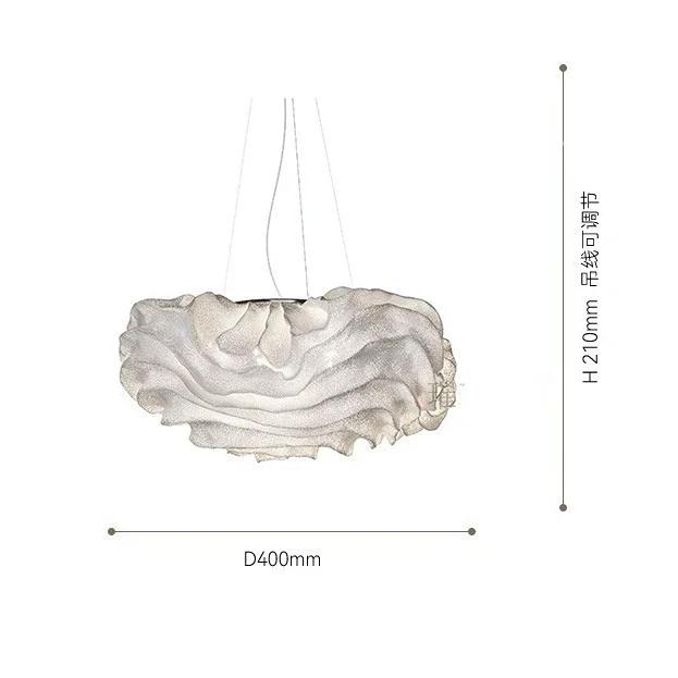Modern Minimalist Creative Bedroom Chandelier Nordic Light Luxury Showroom Firefly Star Decoration Stainless Steel Fixtures