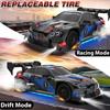 RC Drift Car Remote Control High Speed Racing Vehicle with LED Lights 2.4GHz Radio 4x4 Off-Road Truck Toy for Children Kids