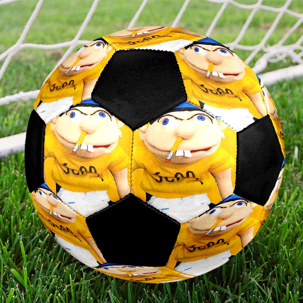 Jeffy Theme Size 5 Soccer Ball, Suitable for Both Indoor and Outdoor Matches, a Gift Suitable for Everyone.