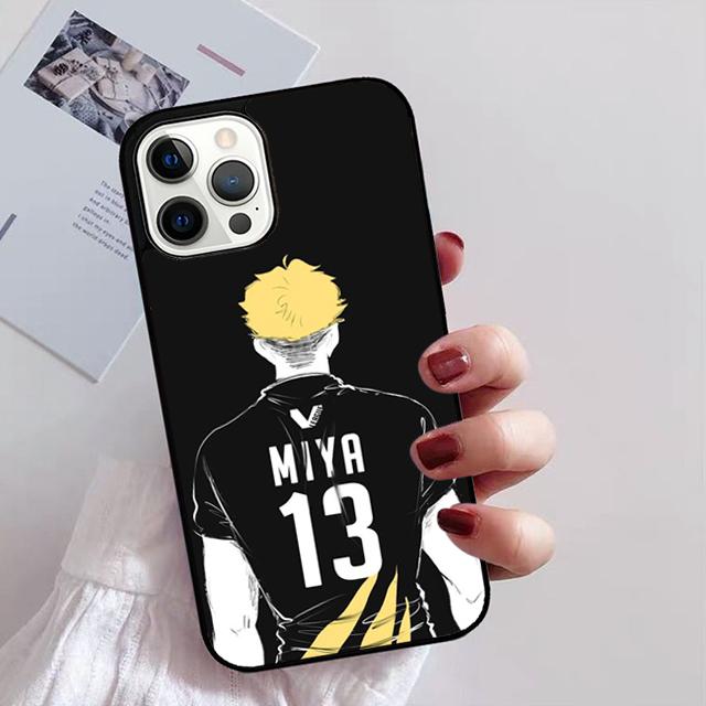 Husă Telefon Miya Atsumu Haikyuu pentru iPhone 11 12 13 14 Pro Max mini XR XS SE 2020 6 7 8 Plus Samsung S21 S22 Coque Fundas