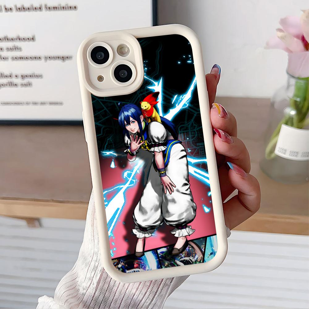 Fatal Fury Hotaru Futaba Phone Case for iPhone 17 16 15 14 13 12 11 Air Pro Max Plus Thicken TPU Colorful Cover Cover Luxury