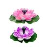 Lotus Zonnefontein Drijvende Lotus Vogelbadfontein Op Zonne-energie Werkende Fontein met Verwisselbare Spuitkoppen voor Tuinvijver Terras Tuin Decoratie