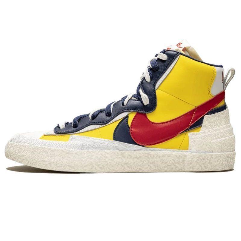 BV0072-700 Sacai Nike Blazer Mid Varsity Maize Varsity Red (Men's)
