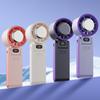 Handheld Mini Fan 3600mAh Foldable Portable Desk Outdoor 100 Speed USB Rechargeable Quiet Fan Phone Stand LED Display Screen