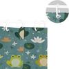 Cute Frogs Shower Curtain Bathroom Decor Waterproof Fabric Shower Curtains with Hooks 60x72 Inch
