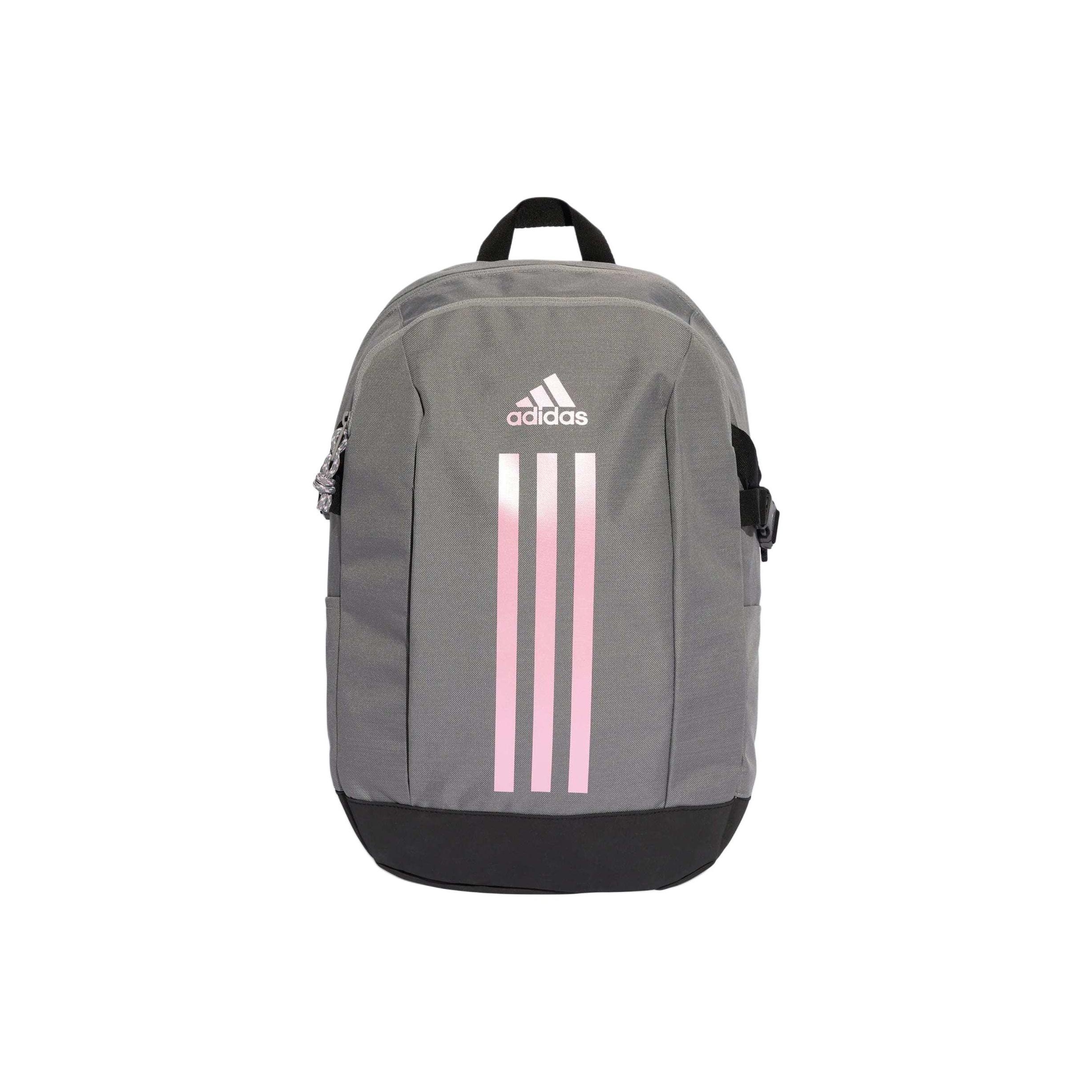 

Adidas Power 26.4L Adjustable Shoulder Strap Side Compression Polyester Backpack Unisex Backpack Gray JX8743 Gray