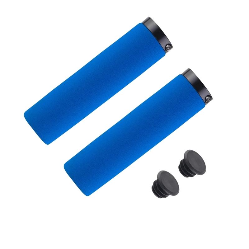 1Pair Soft Foam Bicycles Handlebars Grips Soft Shock Absorption Handle Bar Cover Waterproof Mountain Bike Grips