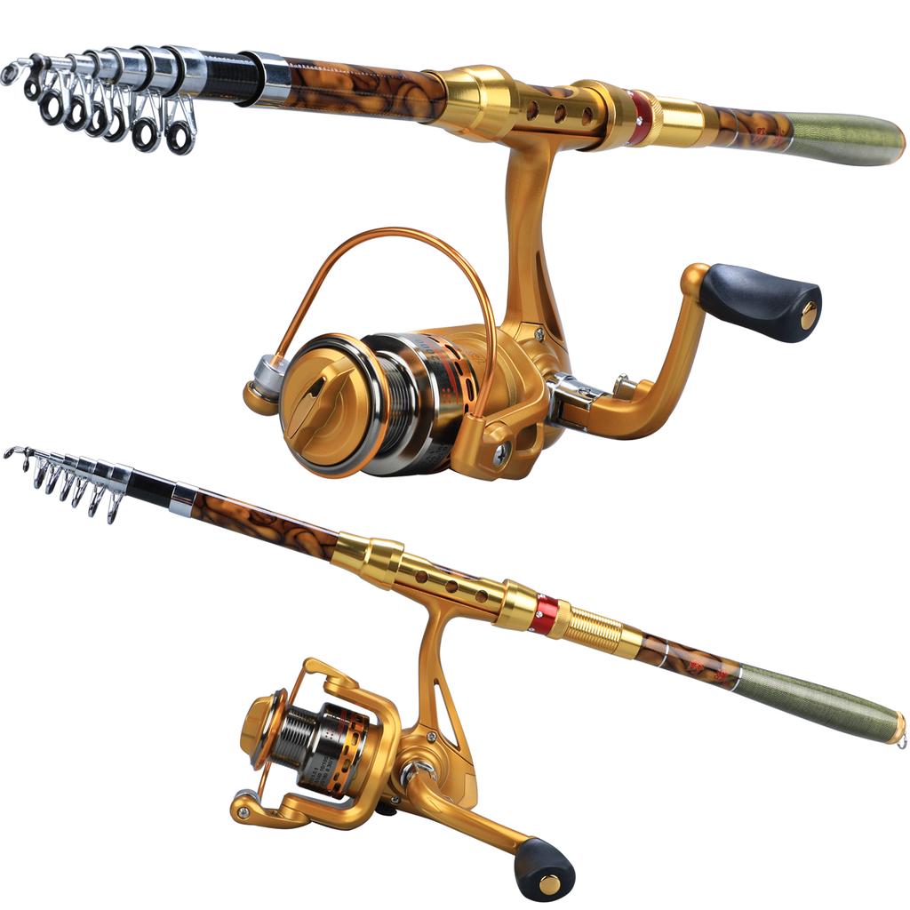 Fishing Rod and Reel Combos 1.8m-2.7m Fishing Rod with 13+1BB Fishing Reel for Carp Fishing Tools