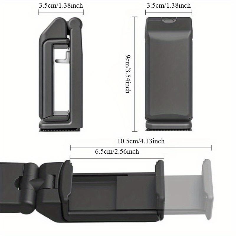 Universal in Flight Airplane Phone Holder Mount. Dual 360 Degree Rotation. Pocket Size Travel Essential Accessory for Flying