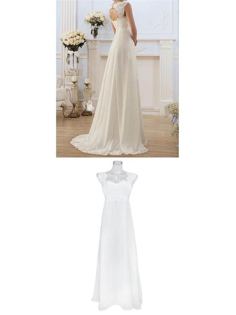 Europäisches & Amerikanisches Sexy Spitze Stich Abendkleid - Langes Damenkleid