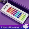 Delipu No. 5 Rechargeable Battery Set for Children's Toy Remote Control - NiMH No. 5 & No. 7 Rechargeable Batteries