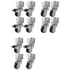 4Pcs Universals Swivels Casters Replacement 1.25inch Furniture Wheel Castor Quiet Trolley Wheel Chair Accessories