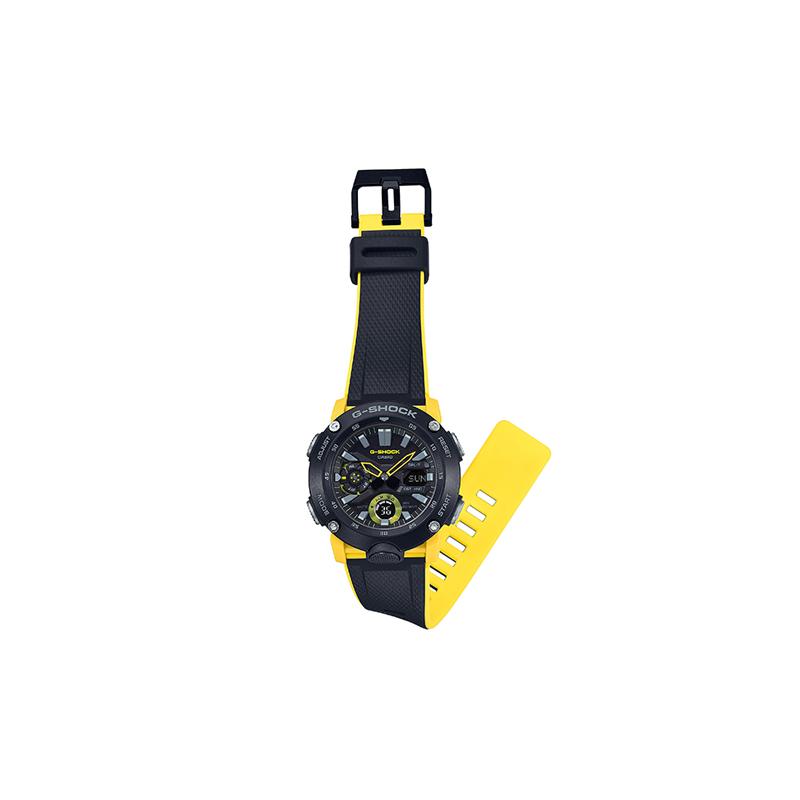 Casio G-SHOCK Serie YOUTH ultra-sottile struttura protettiva con nucleo in fibra di carbonio movimento multifunzione impermeabile 200 metri quarzo GA-2000-1A9PR