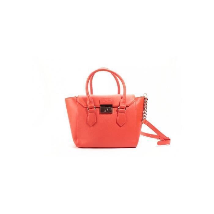 Handbag - CHRISTIAN LACROIX - Incarnation 3 - Color Mandarin - Worn Crossbody - 22x37x15cm