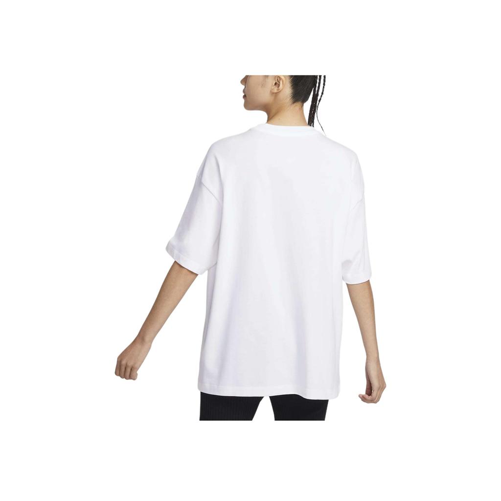 New Nike Sportswear Essential Women's Oversized Short-sleeve T-Shirt White DX7911-100