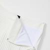 Goxo Midi Skirt Unbalance White