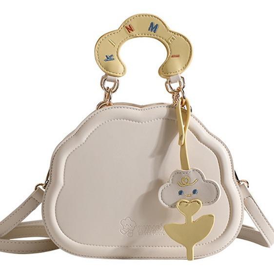 Crossbody Bag Women's Versatile Handbag Cute Shoulder Bag Cream Cloud Bag Summer Tote Bag Tide