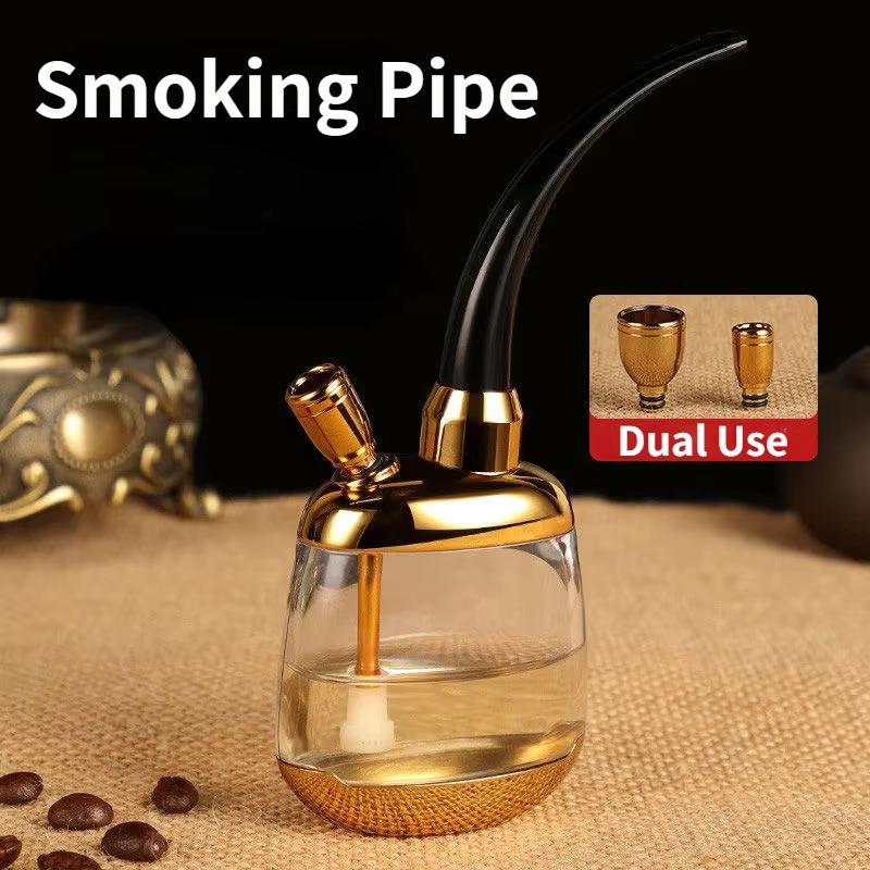 Mini Hookah with Shisha Accessories Portable Handheld Hookah Tool Water Pipe for Multifunctional Small Shisha Set