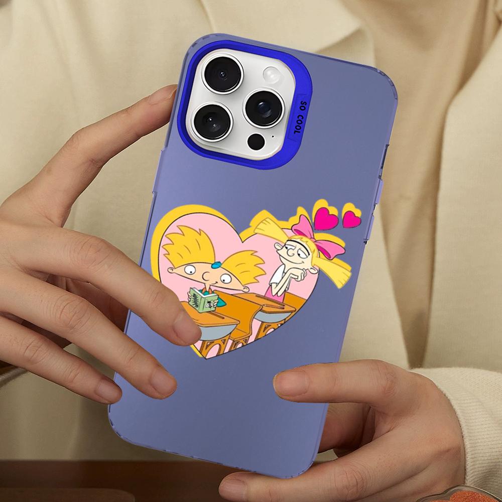 Hey Arnold Phone Case For IPhone 18 16 15 14 13 12 11 Pro Max X XR XSMAX 8 7 Plus Matte Shockproof Back Cover