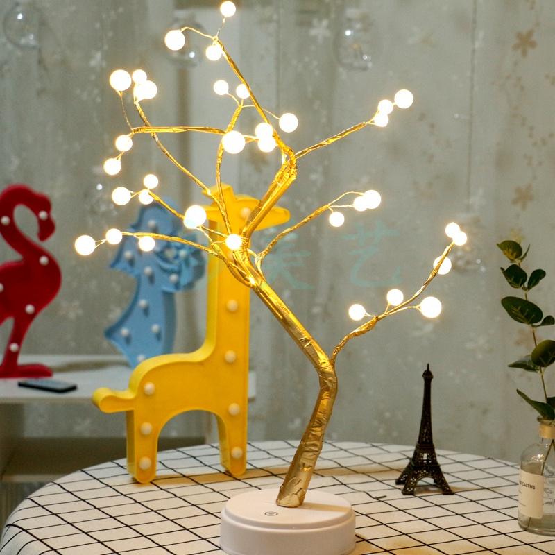 108 Led Copper Wire Adjustable Fairy Tabletop Bonsai Artificial Tree Lamp Home Decoration Holiday Lighting For Christmas New