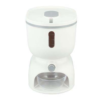 Press Type Rice Bucket ABS and PP Leakproofness Scale Visualization Push Rice Bucket Containers for Rice Grain Cereal
