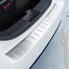 Fit For Nissan Leaf ZE1 2017 18 19 20  Rear Bumper Protection Sill Outside Trunk Step Panel Sill Plate Decorate Accessories