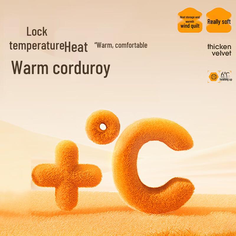 ROMON Men's Warm Corduroy Straight-Leg Business Casual Trousers