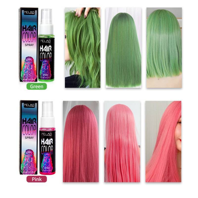 Schiuma Spray Colorante Temporaneo per Capelli Con Formula Vegetale Per Lo Styling dei Capelli Colorati