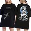 Japanese Anime Frieren Beyond Journey's End Men Women Tshirts Casual Harajuku Short Sleeves T